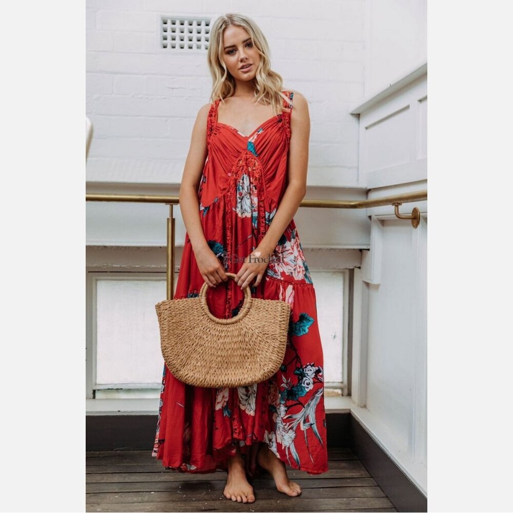 Jaase Bronte Lovers Passion Print Maxi Dress